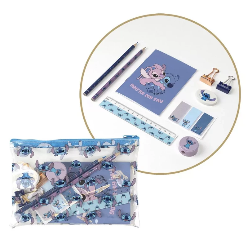 Disney Lilo és Stitch, A csillagkutya írószer szett 12 db-os