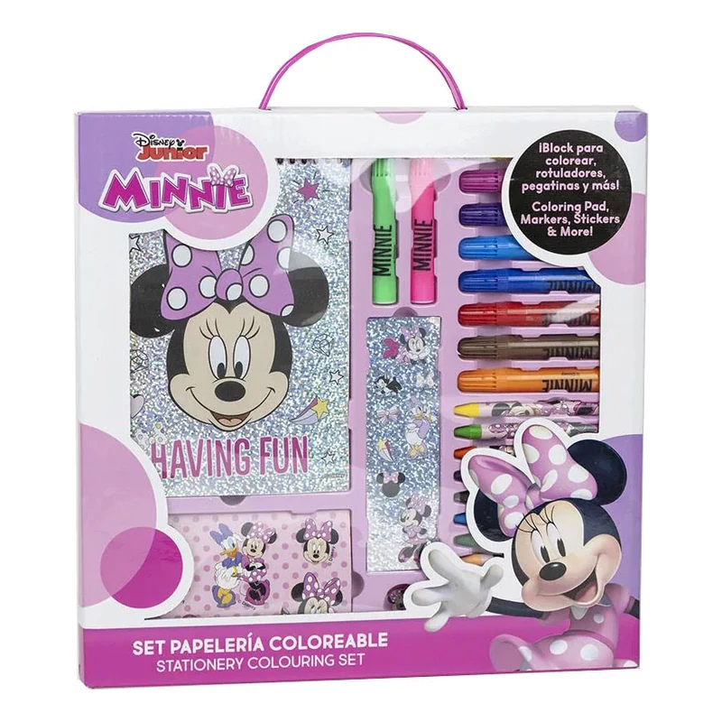 Disney Minnie Mouse színezhető írószerszett kreatív készlet