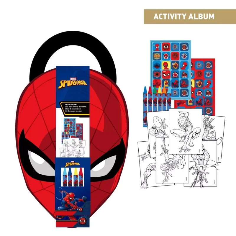 Spiderman, Pókember színező, activity szett