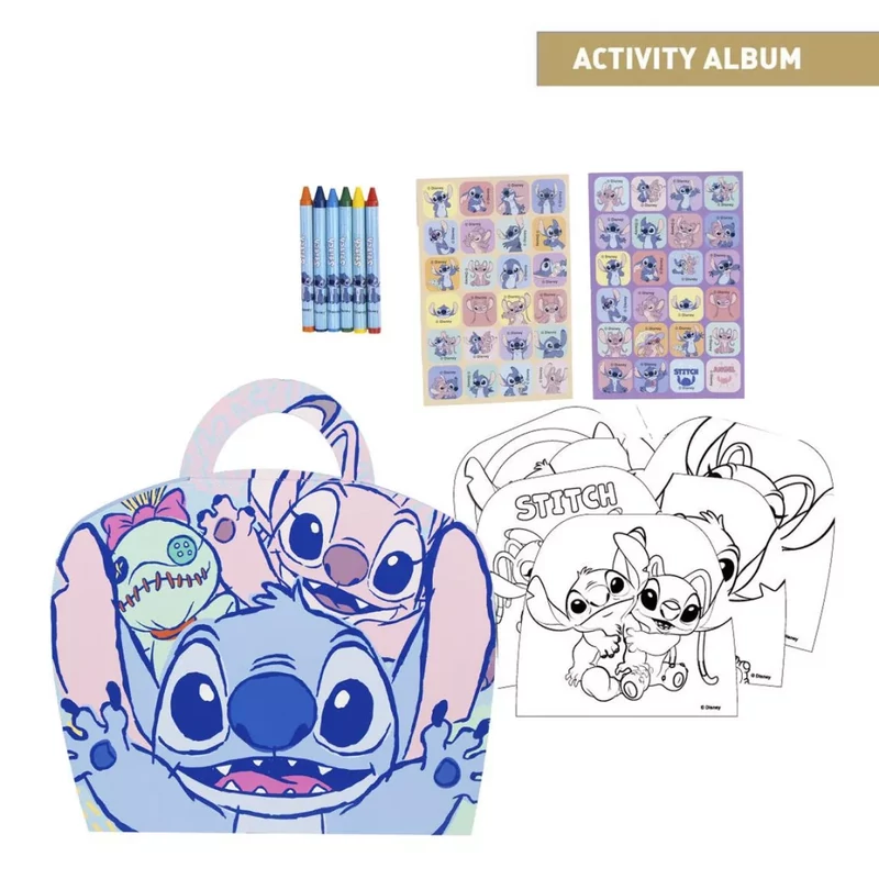 Disney Lilo és Stitch, A csillagkutya színező, activity szett