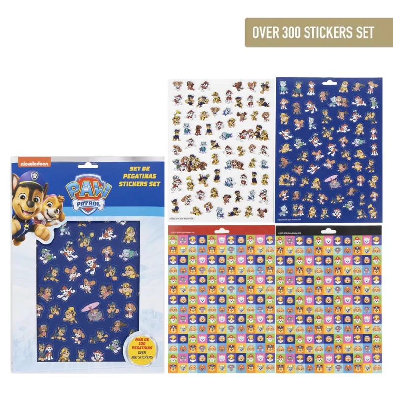 Paw Patrol, Mancs Őrjárat matrica szett 300 db-os