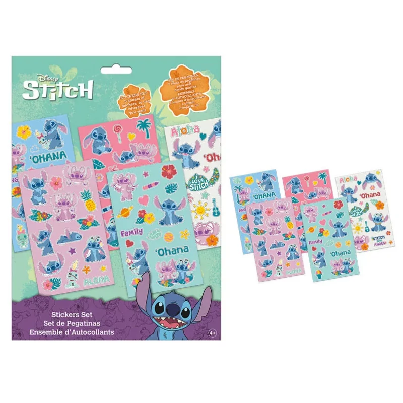 Disney Lilo és Stitch, A csillagkutya Ohana matrica szett 5