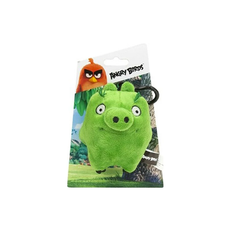 Angry Birds akasztható Leonard kis plüssfigura 10 cm - Leonard plüss