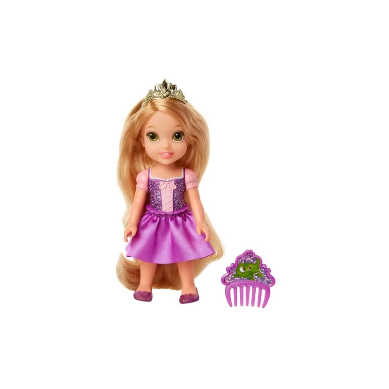 Aranyhaj hercegnő fésülhető mozgatható baba fésűvel 16 cm - Rapunzel baba