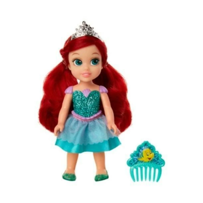 Ariel hercegnő fésülhető mozgatható baba fésűvel 16 cm - Ariel baba