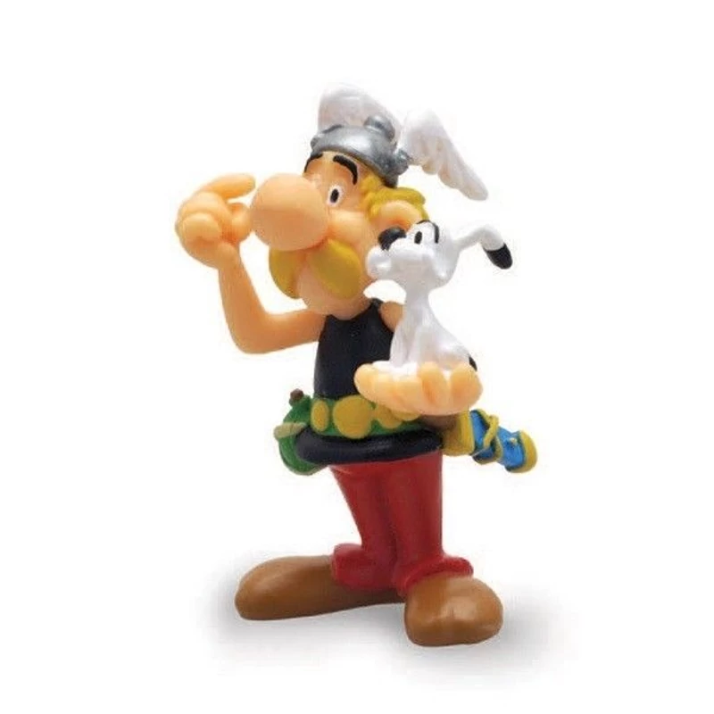 Asterix Töpszlix-szel kis gumírozott műanyag figura 5 cm
