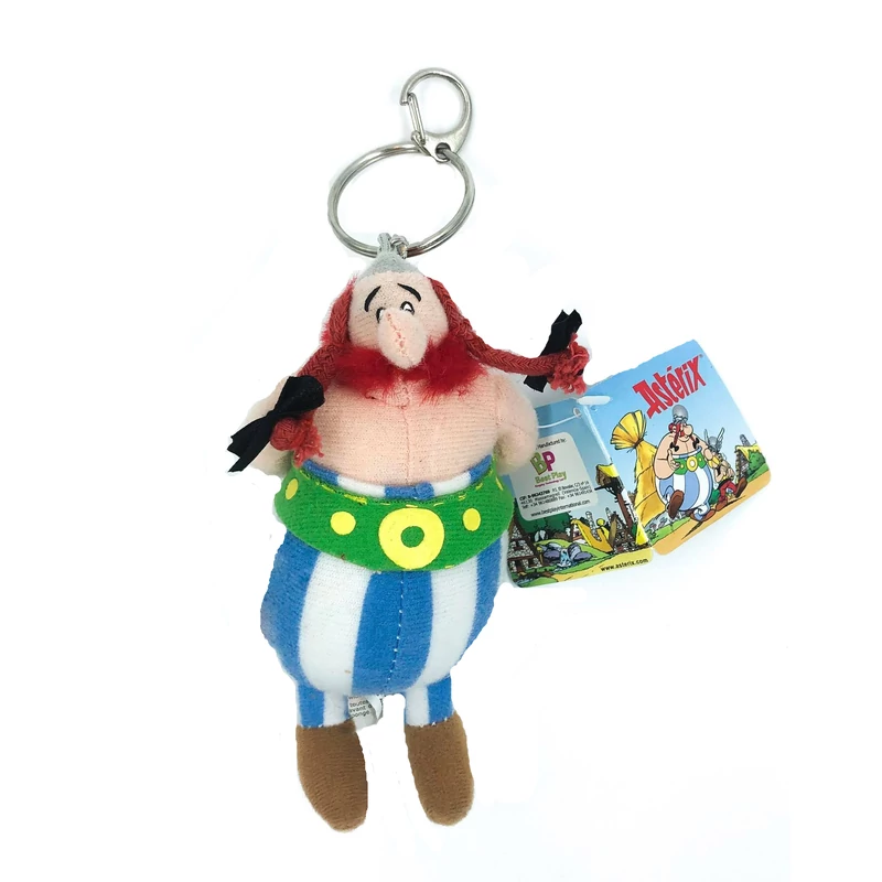 Asterix és Obelix Obelix plüss kulcstartó 12 cm