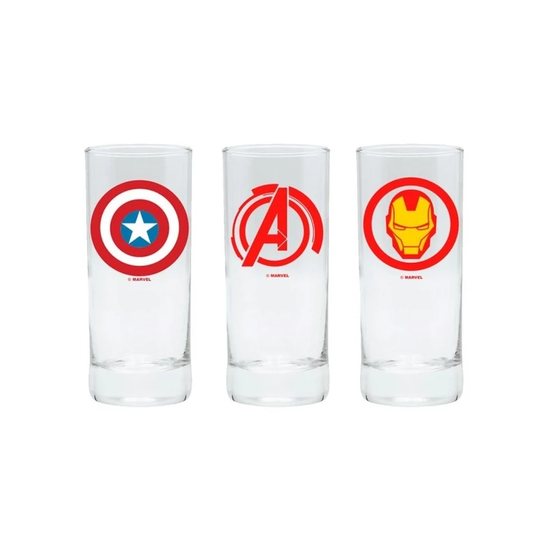 MARVEL üvegpohár szett díszdobozban
