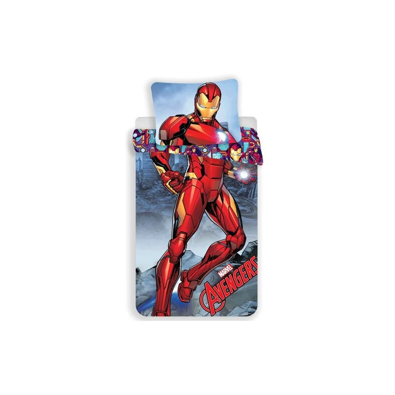 Avengers Bosszúállók Vasember pamut ágyneműhuzat szett