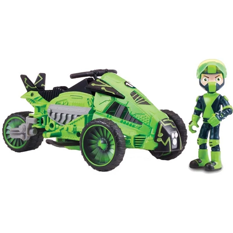 Ben 10 figura és átalakítható Omni-Cycle járgány szett