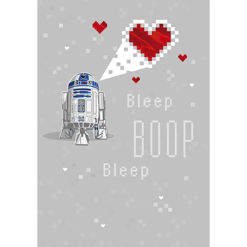Képeslap Star Wars R2D2 - Szeretlek!