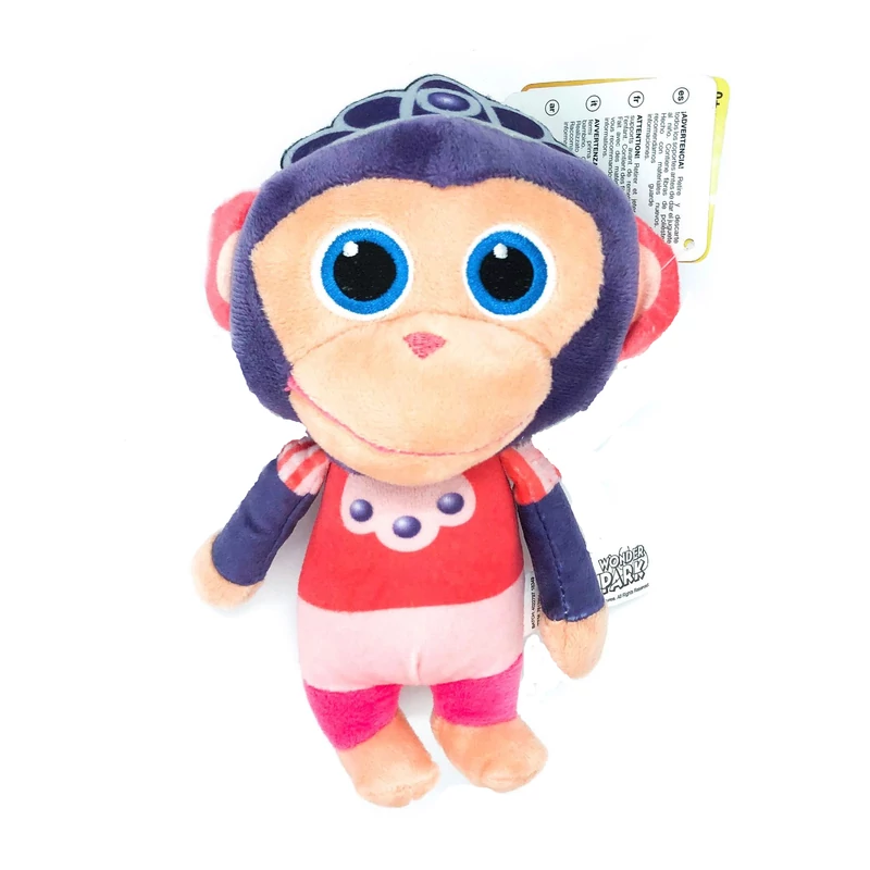 Csodapark lila Csimpánzombi plüssfigura 20 cm - Csimpánzombi plüss