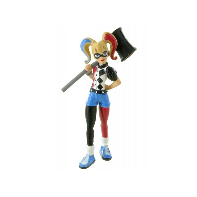 DC Harley Quinn gumírozott műanyag figura 8 cm