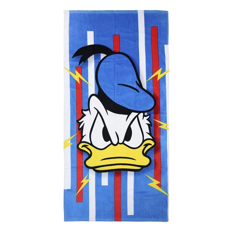 Mickey egér Donald kacsa nagy pamut törölköző - Mickey Mouse és Donald kacsa fürdőlepedő