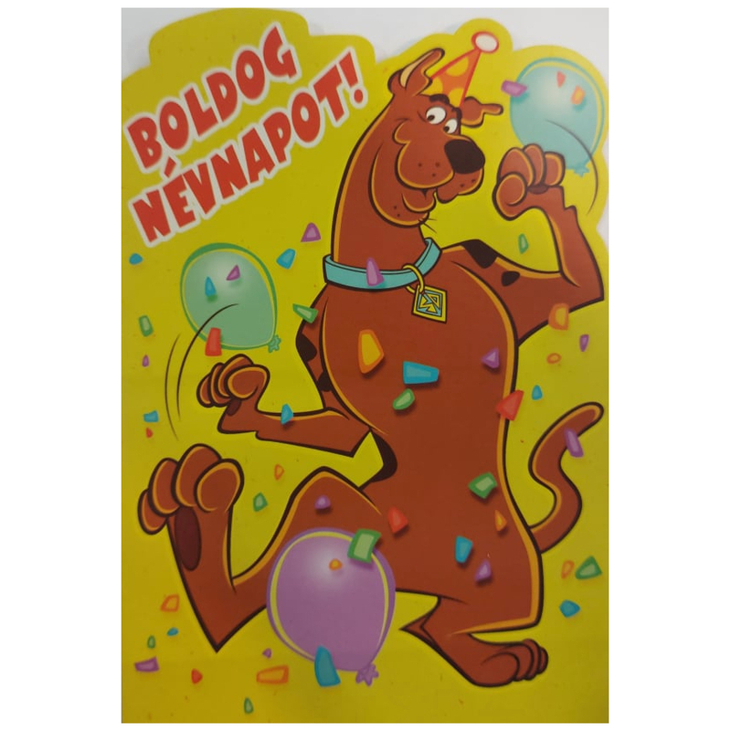 Képeslap - Scooby-Doo Boldog névnapot