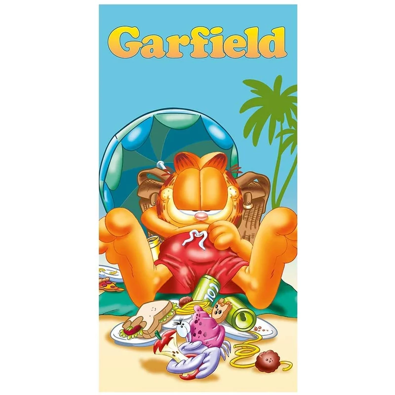 Garfield nagy törölköző - Garfield fürdőlepedő