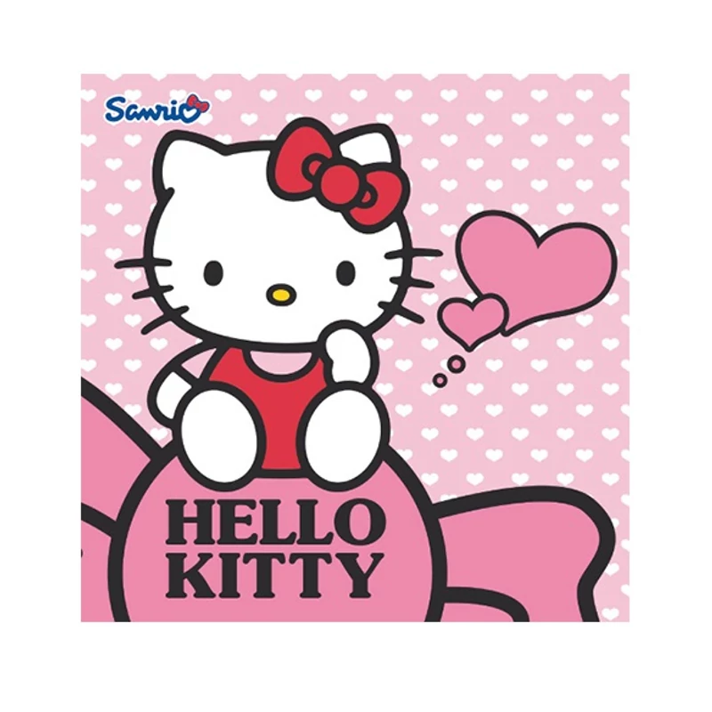Hello Kitty négyzet alakú mágikus kis pamut törölköző