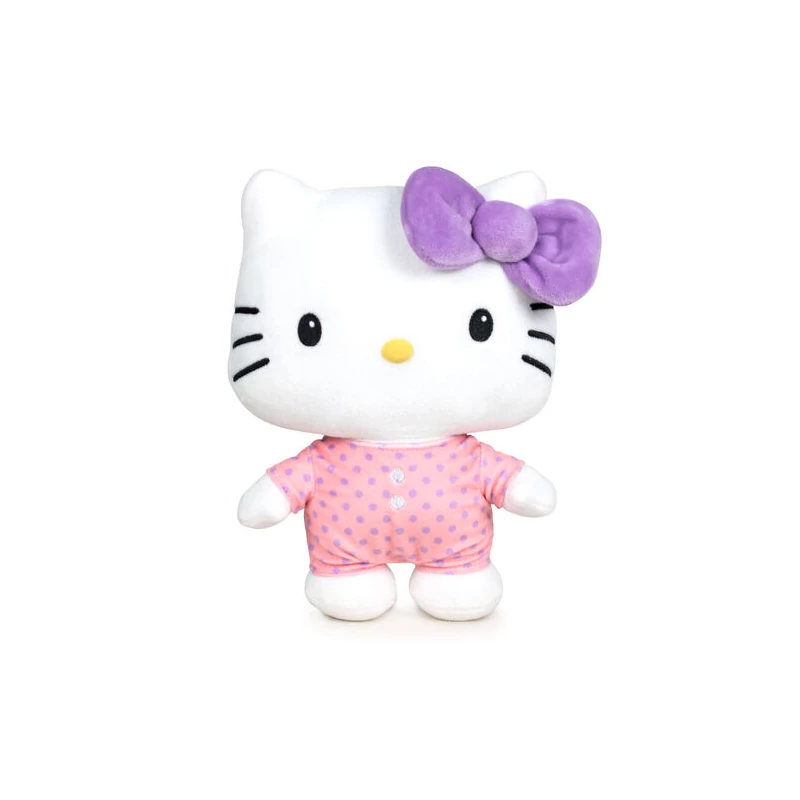 Hello Kitty rózsaszín ruhás plüssfigura 33 cm - Hello Kitty plüss