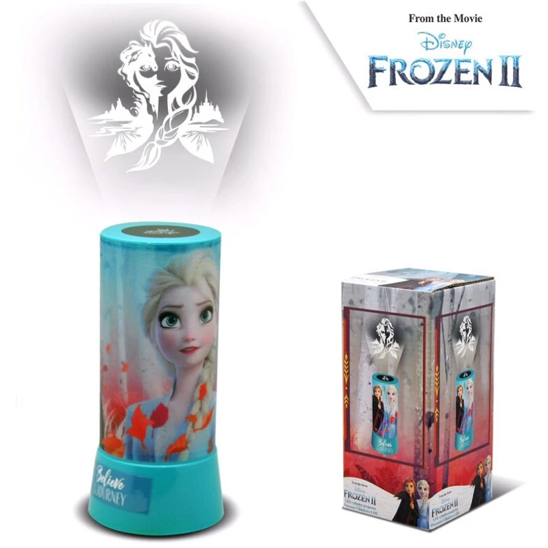 Jégvarázs 2 in 1 kivetítő, lámpa, éjszakai fény - Frozen kislámpa