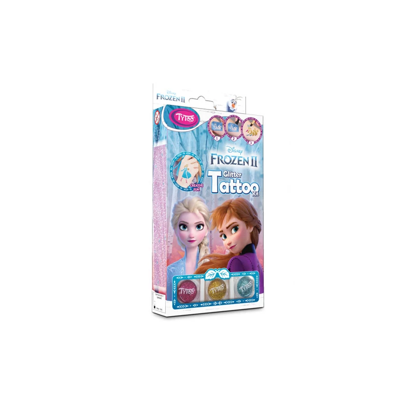 Jégvarázs csillámtetkó szett - Frozen tetoválás szett