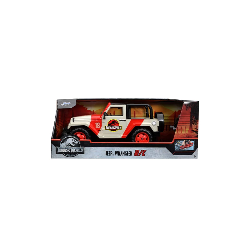 Jurassic Park Jeep Wrangler távirányítós autó RC 1/16