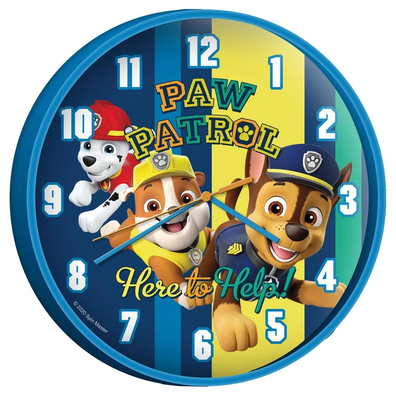 Mancs őrjárat falióra - Paw Patrol falióra - TÖRÉS HIBÁS