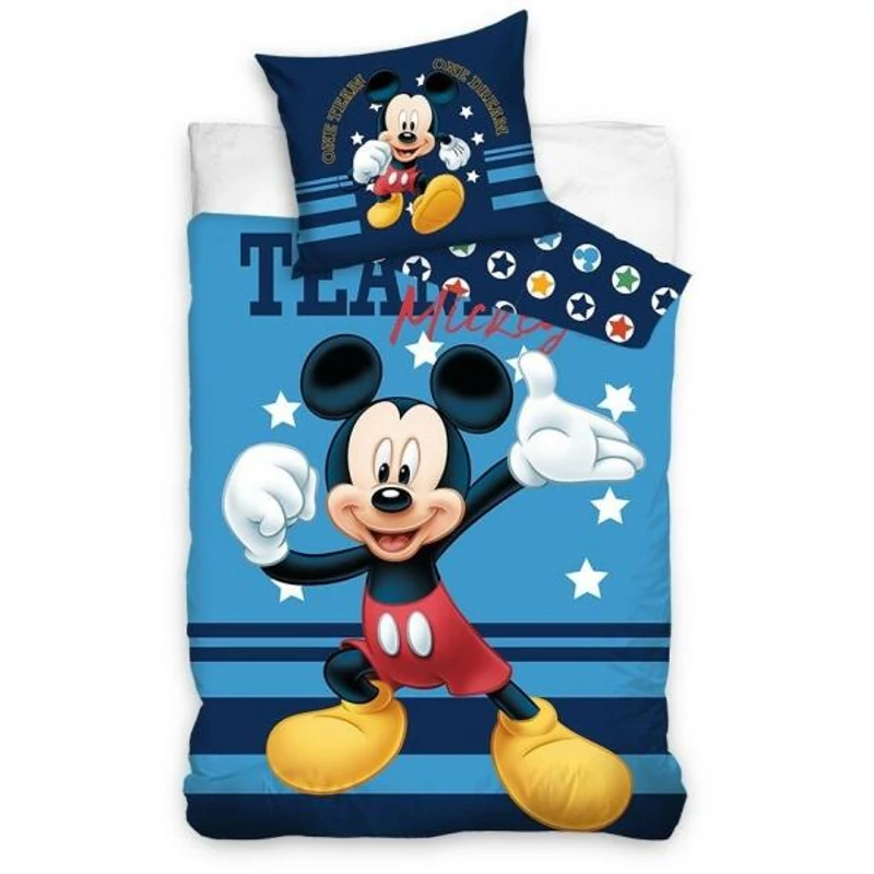 Mickey egér kétoldalas felnőtt ágyneműhuzat szett - Mickey Mouse ágynemű