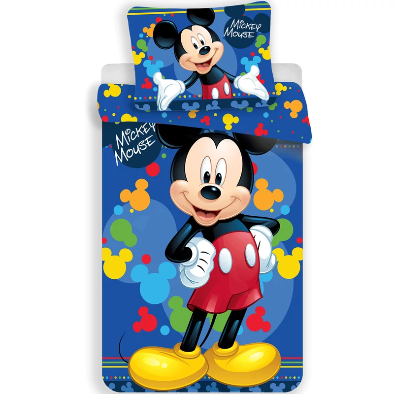 Mickey egér kék ágyneműhuzat szett