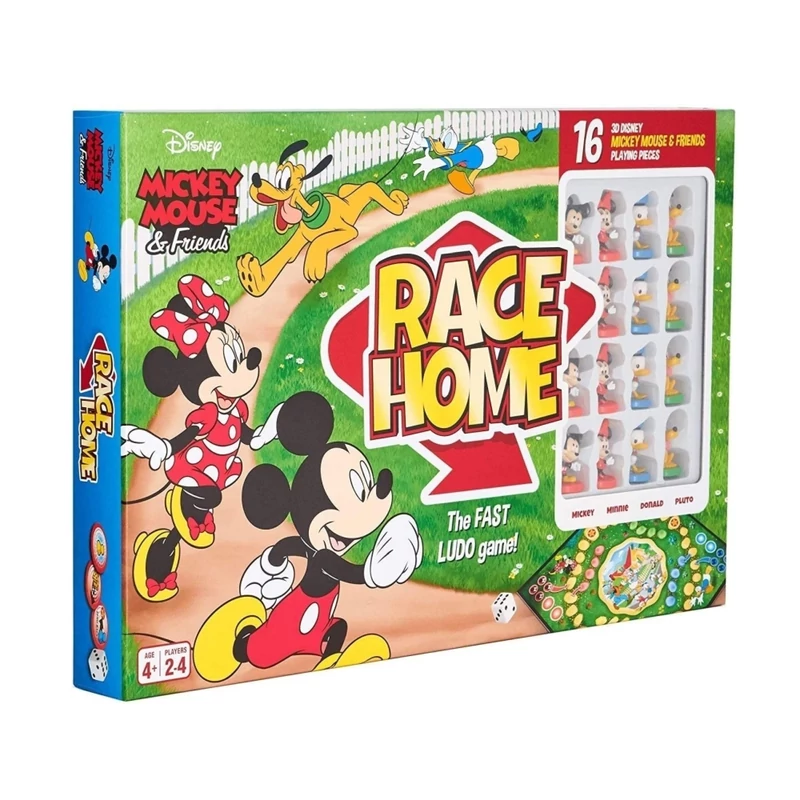 Mickey egér és barátai Verseny hazáig társasjáték 16 db figurával