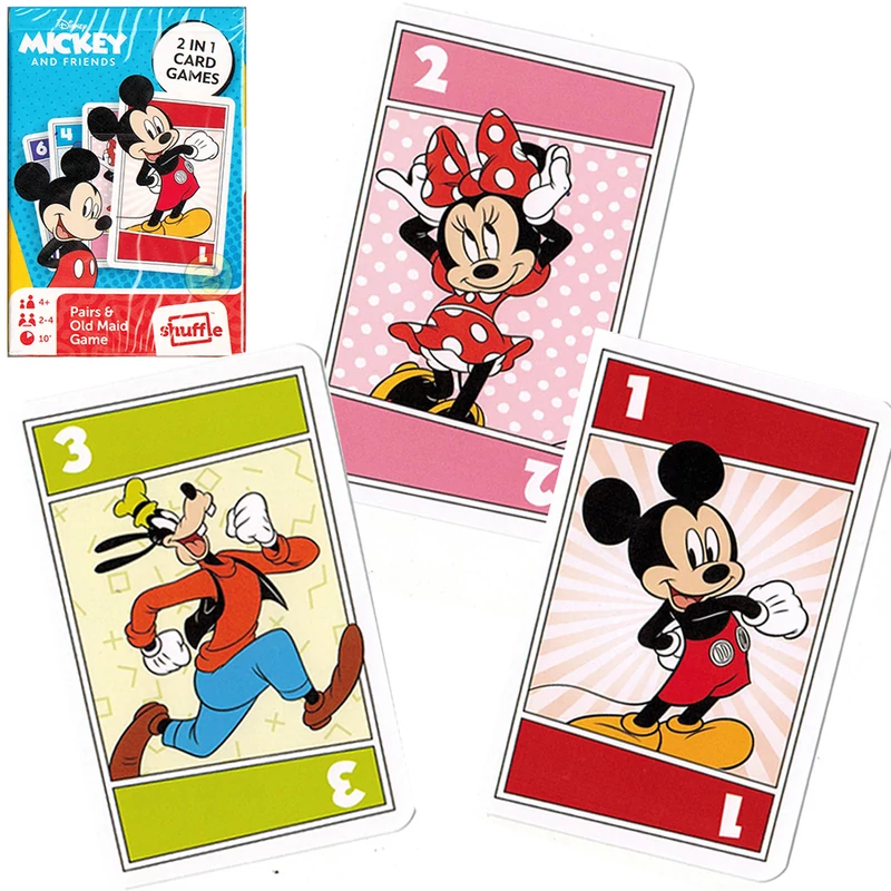 Mickey egér Fekete Péter és memória kártyajáték - Cartamundi