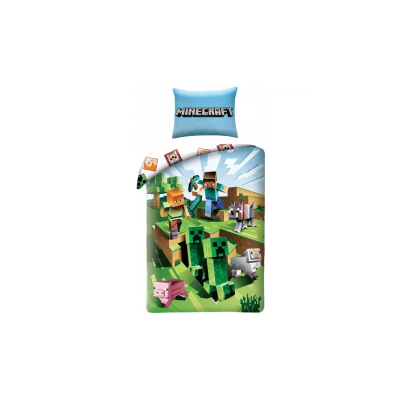 Minecraft pamut ágyneműhuzat szett