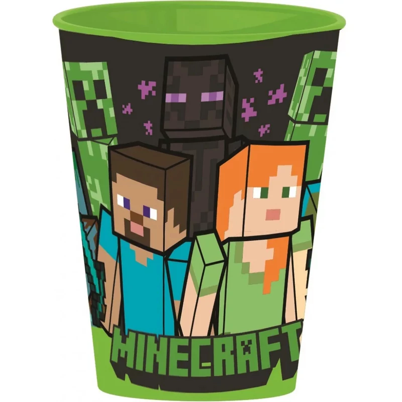Minecraft műanyag pohár