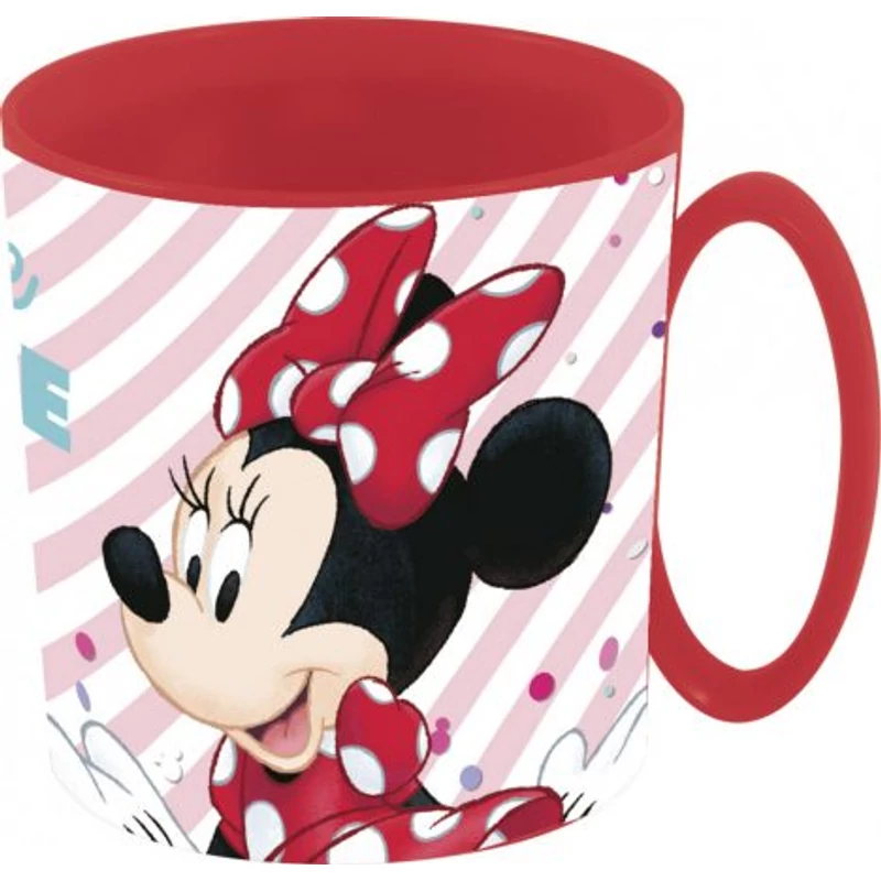 Minnie egér piros mikrózható műanyag bögre - Minnie Mouse bögre