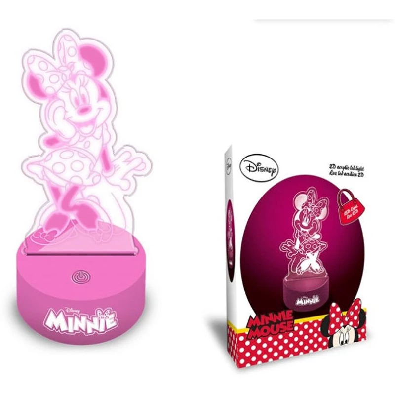 Minnie egér 2D LED lámpa - Minnie Mouse lámpa