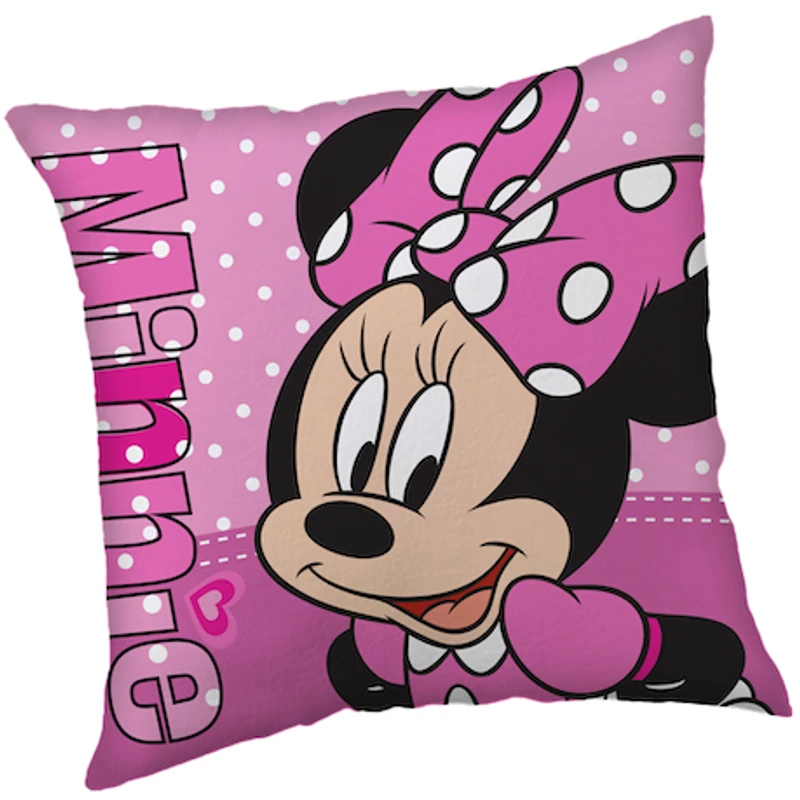 Minnie egér rózsaszín díszpárna - Minnie Mouse rózsaszín párna