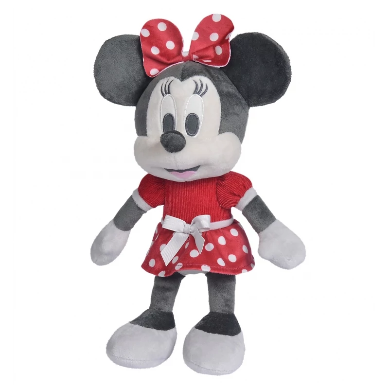 Minnie egér plüssfigura 33 cm - retro