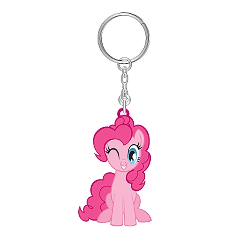 My little pony Pinkie Pie póni lapos gumírozott kulcstartó - Én kicsi pónim kulcstartó