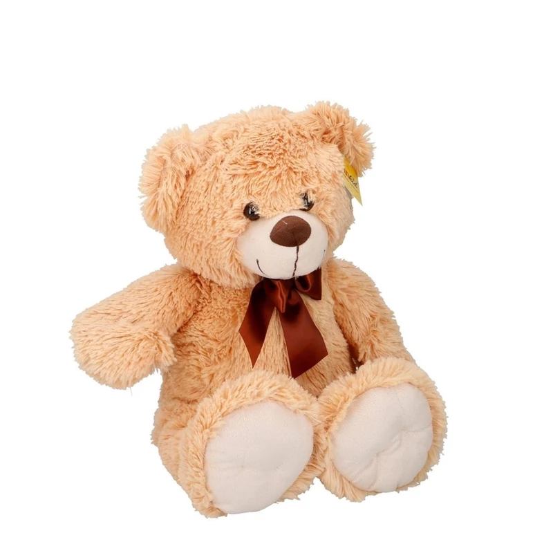 Barátságos pihe-puha vöröses barna maci plüssfigura 54 cm - Vöröses barna maci plüss