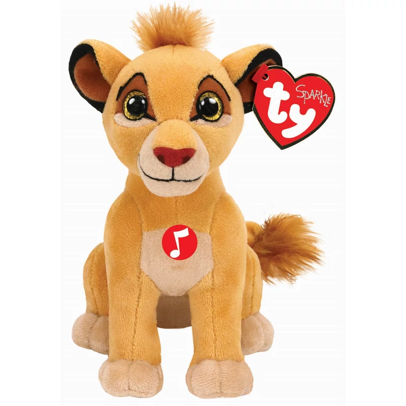 Oroszlánkirály hangot kiadó Simba kis plüss 19 cm - Szimba plüss hanggal