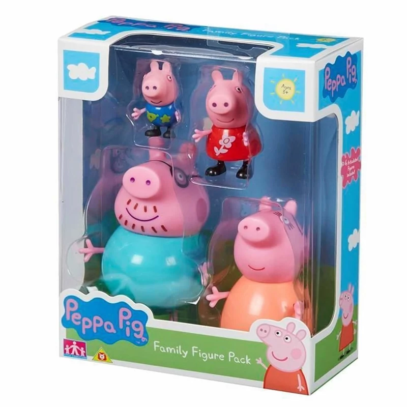 Peppa malac műanyag figura szett: Az egész család!