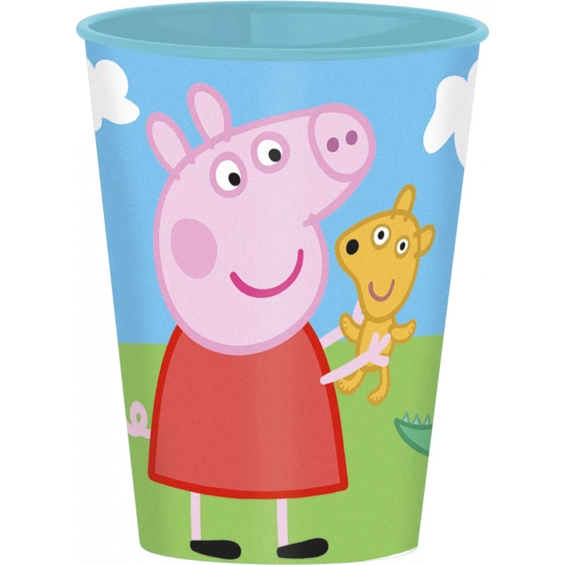 Peppa és Zsoli malac műanyag pohár