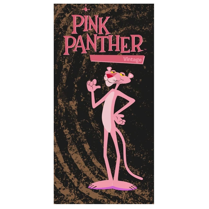 Rózsaszín párduc nagy törölköző - Pink Panther fürdőlepedő