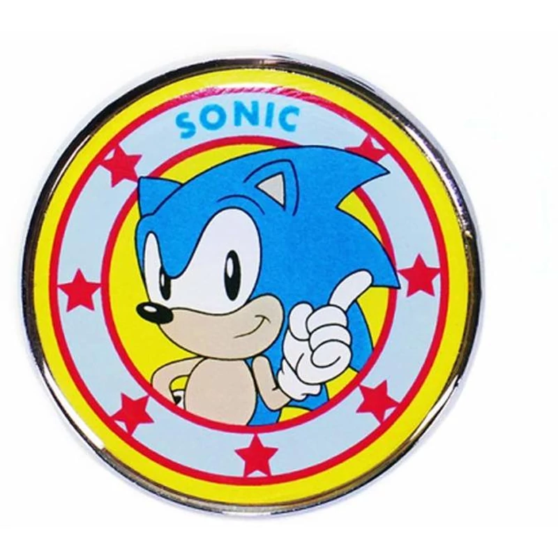 Sonic prémium fém kitűző