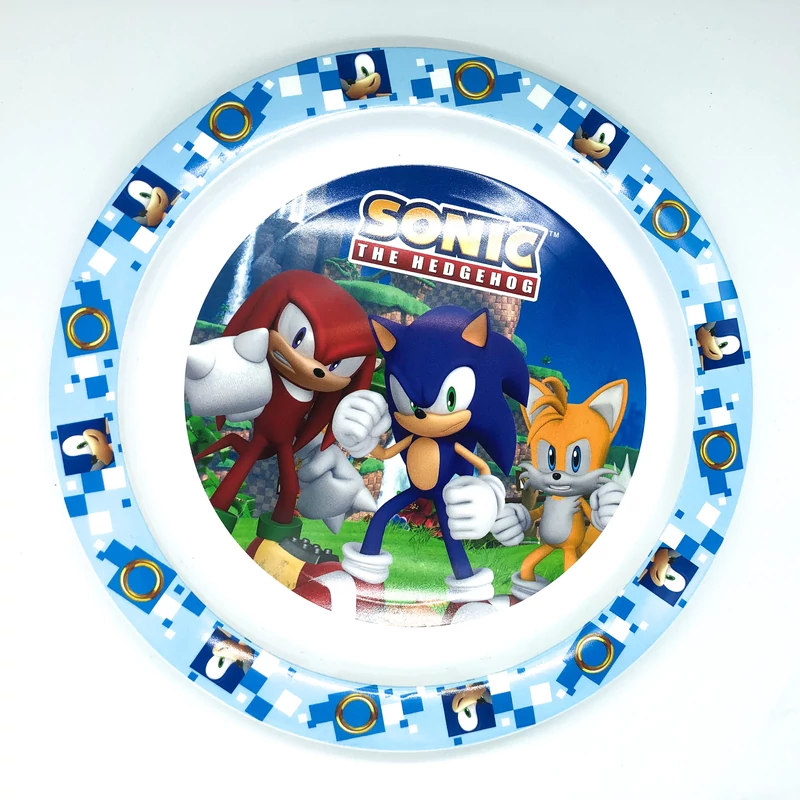 Sonic műanyag lapostányér