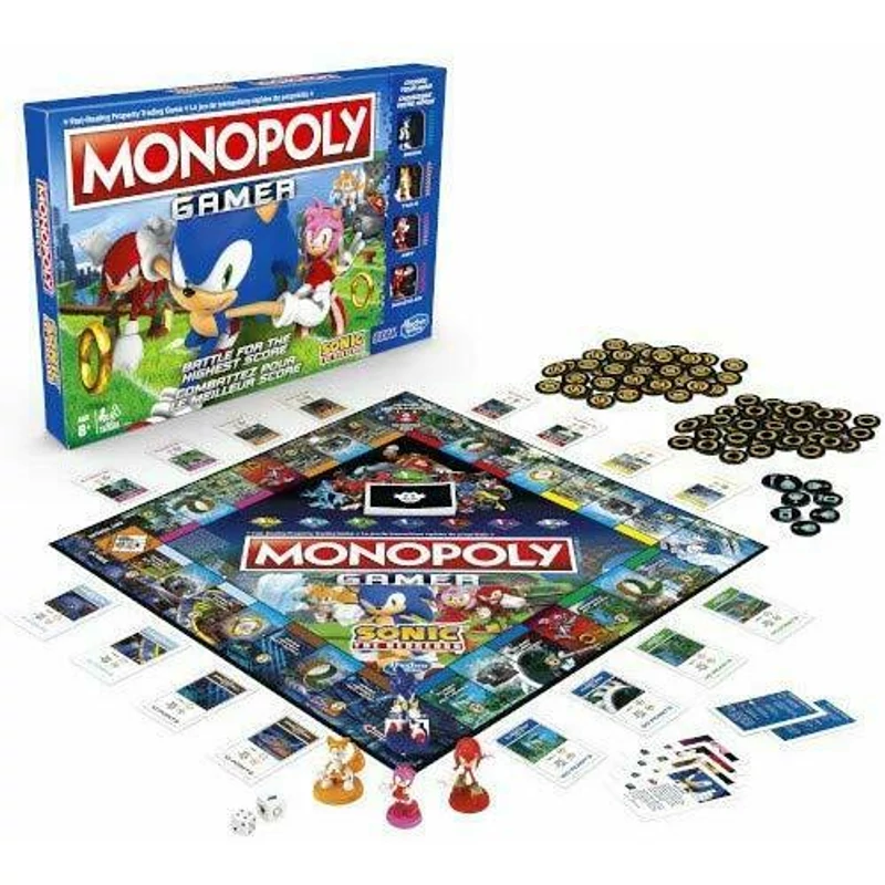 Sonic Monopoly angol nyelvű (!) társasjáték figurákkal