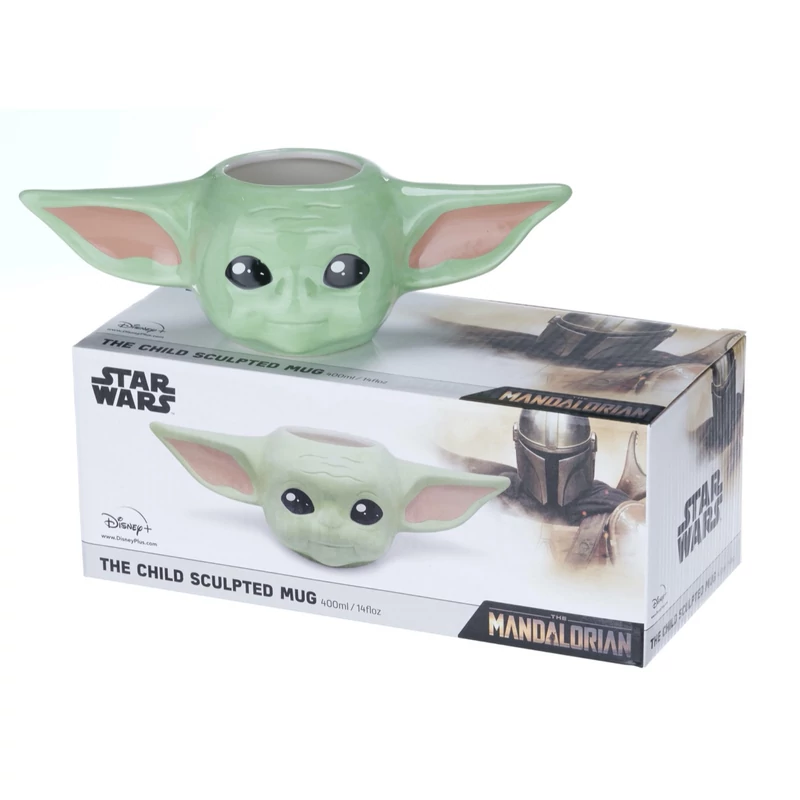 Star Wars Baby Yoda The Mandalorian Grogu alakú prémium kerámia bögre