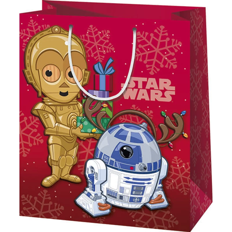 Star Wars karácsonyi ajándék tasak - közepes