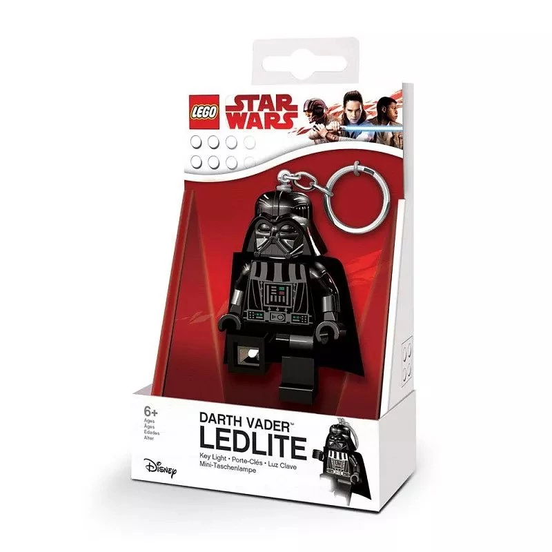 LEGO Star Wars - Darth Vader LED-es kulcstartó 7,5 cm
