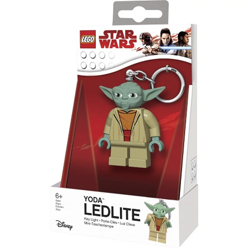 LEGO Star Wars - Yoda LED-es kulcstartó 7,5 cm