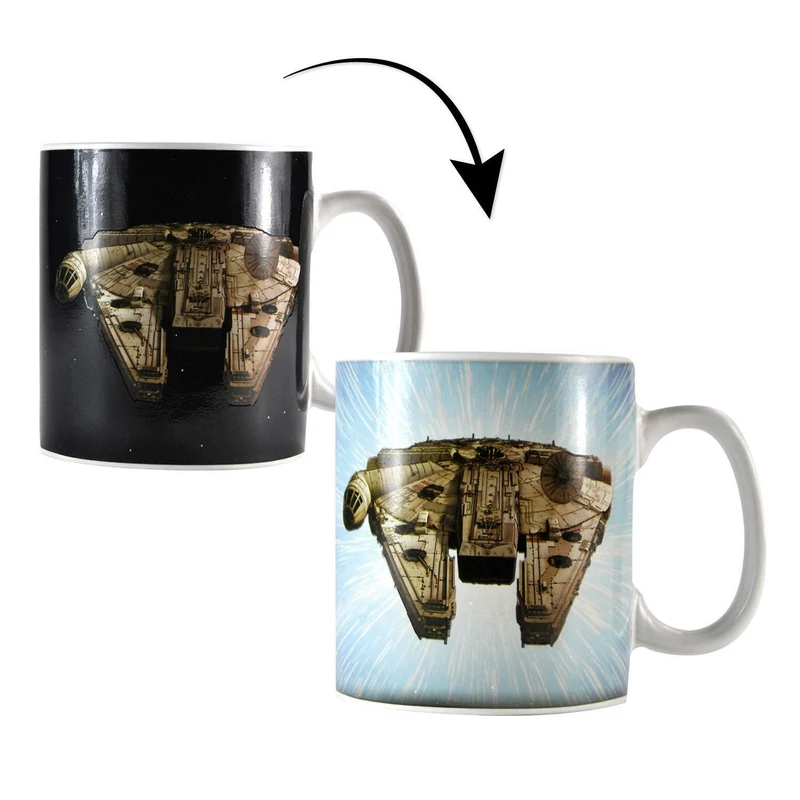 Star Wars Millenium Falcon hő hatására változó prémium Disney kerámia bögre